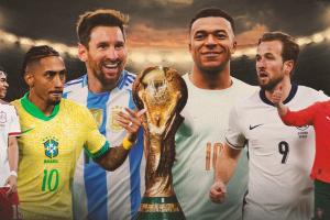 世界杯48强身价：法英15亿欧断层前2 西葡德前5 阿根廷第8挪威第9