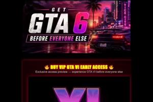 号称可让玩家抢先体验《GTA6》 骗子搭建高仿网站骗取加密货币